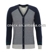 13STC5583 hommes de mode lourds chandails cardigan tricoté